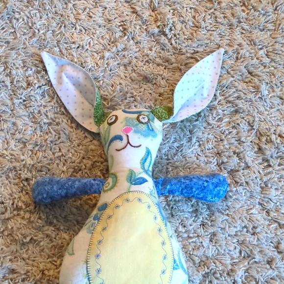 Hand Crafted Bunny Rag Doll - Picture 3 of 4